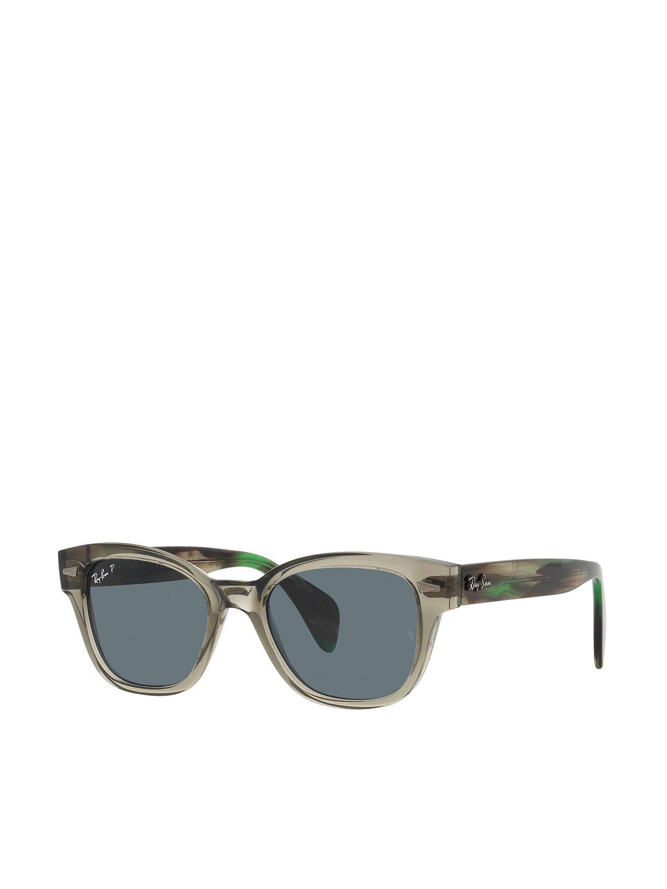 ray-ban-square-sunglasses-transparent-green