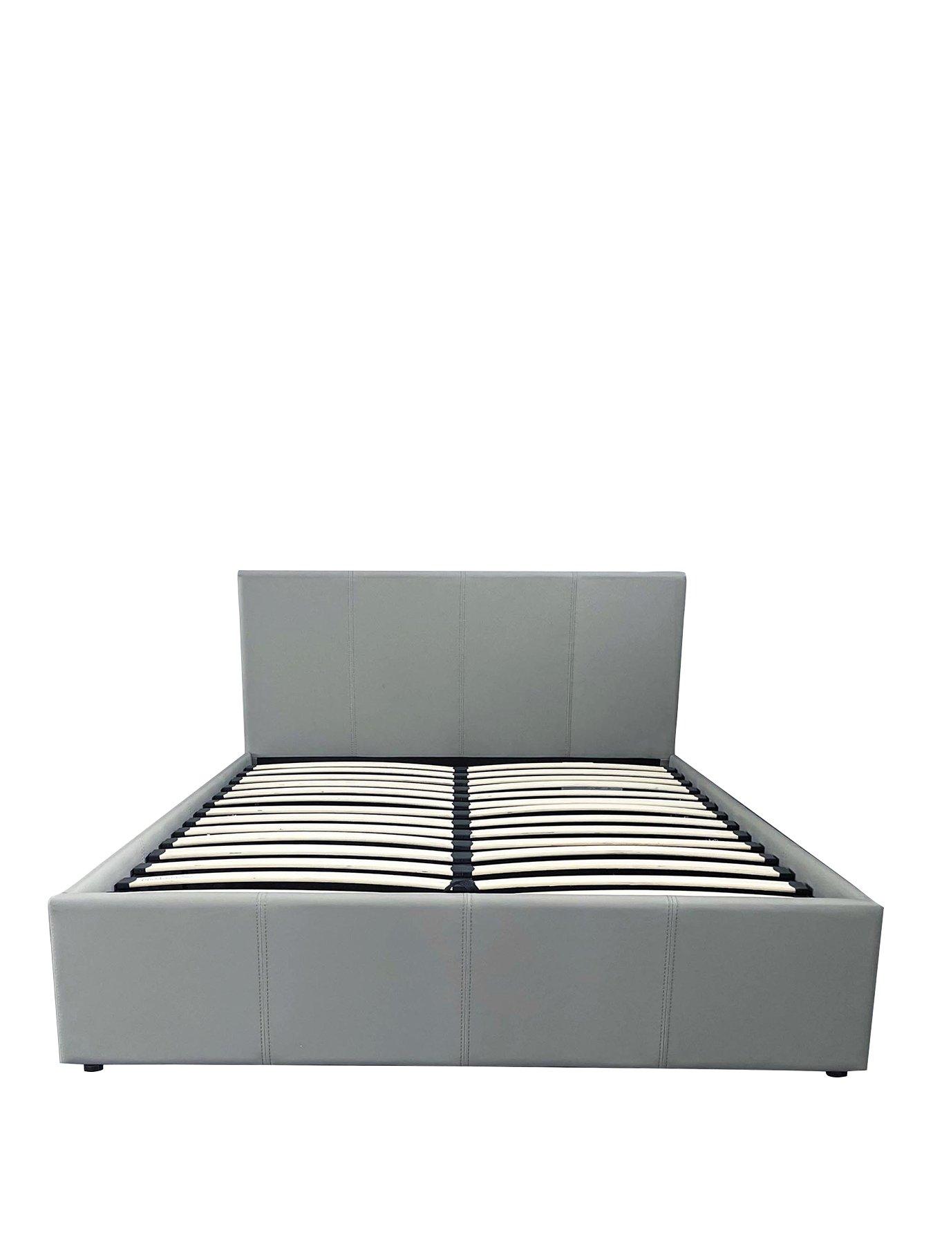 stillFront image of very-home-marston-faux-leather-end-lift-up-storage-ottoman-bed-with-mattress-options-buy-and-save-grey-fscreg-certified
