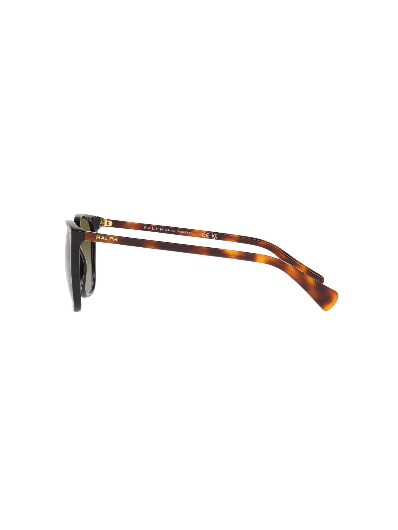 Image 4 of 4 of Ralph Square Sunglasses - Black