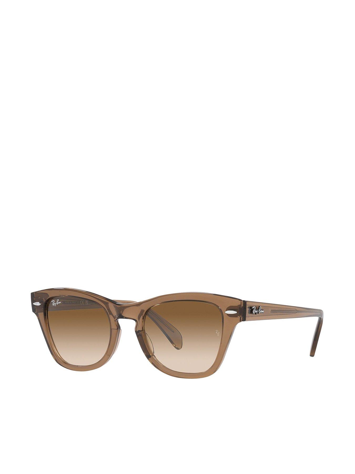undefined Square Sunglasses - Transparent Light Brown