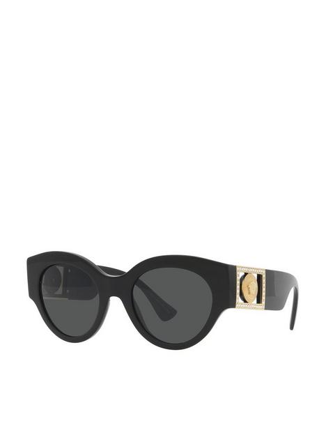 versace-round-sunglasses-black