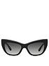  image of dolce-gabbana-dolce-and-gabbana-cat-eye-sunglasses--blacktransparent-grey