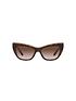  image of dolce-gabbana-dolce-and-gabbana-cat-eye-sunglasses-havanatransparent-brown