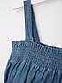  image of v-by-very-girls-denim-tie-front-playsuit-light-wash