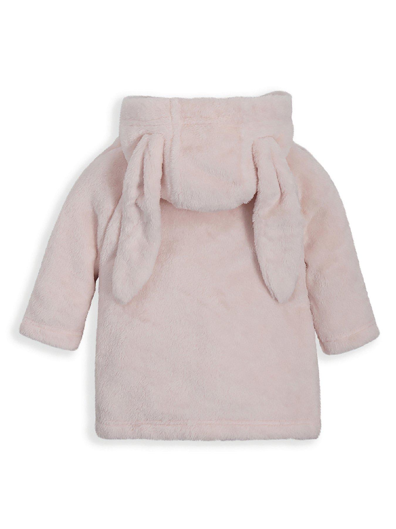 Mamas & Papas Baby Girls Bunny Dressing Gown Pink