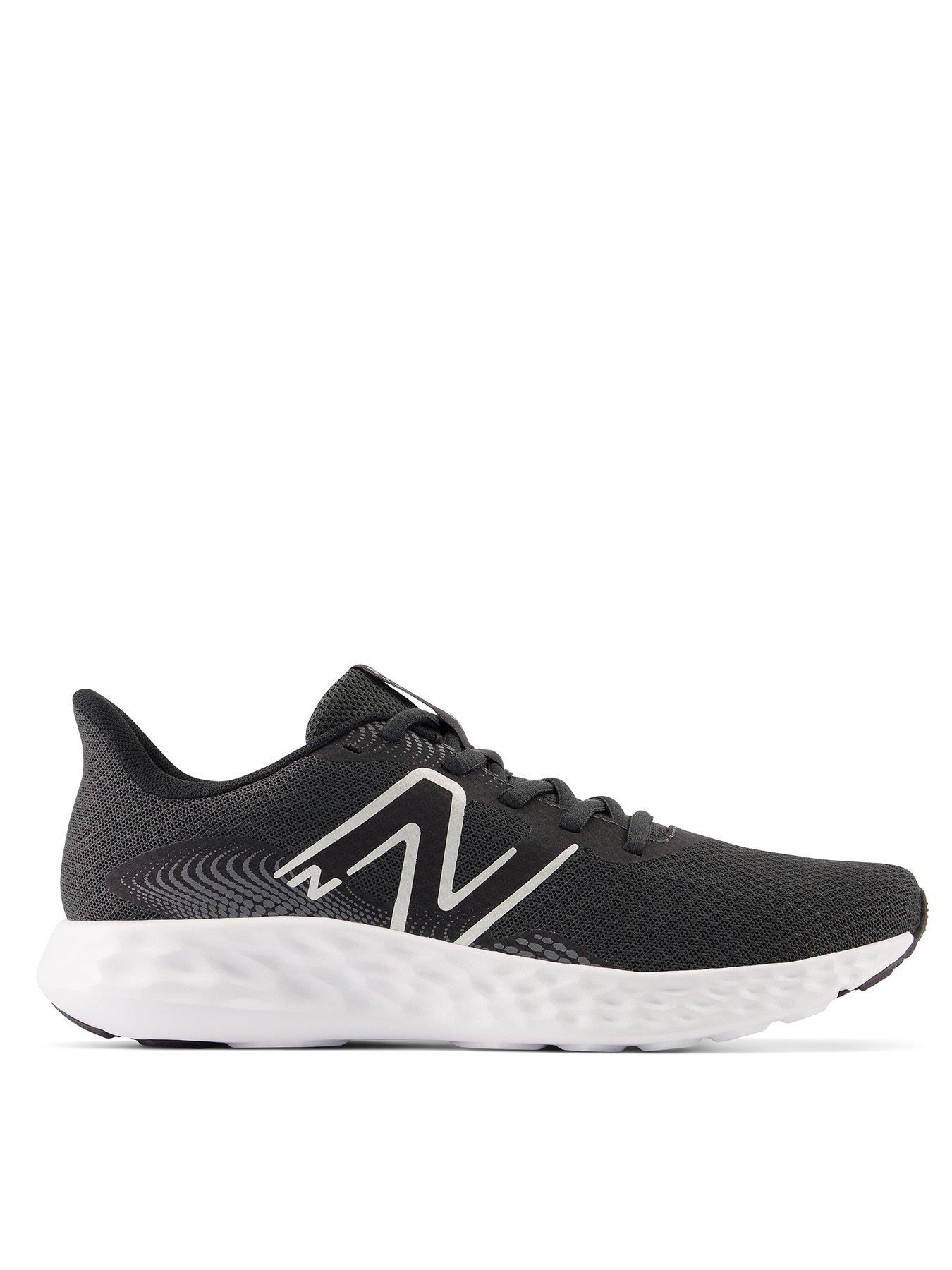New Balance Womens Running 411 Trainers - Black/White