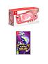  image of nintendo-switch-lite-coral-console-with-amp-pokemon-violet