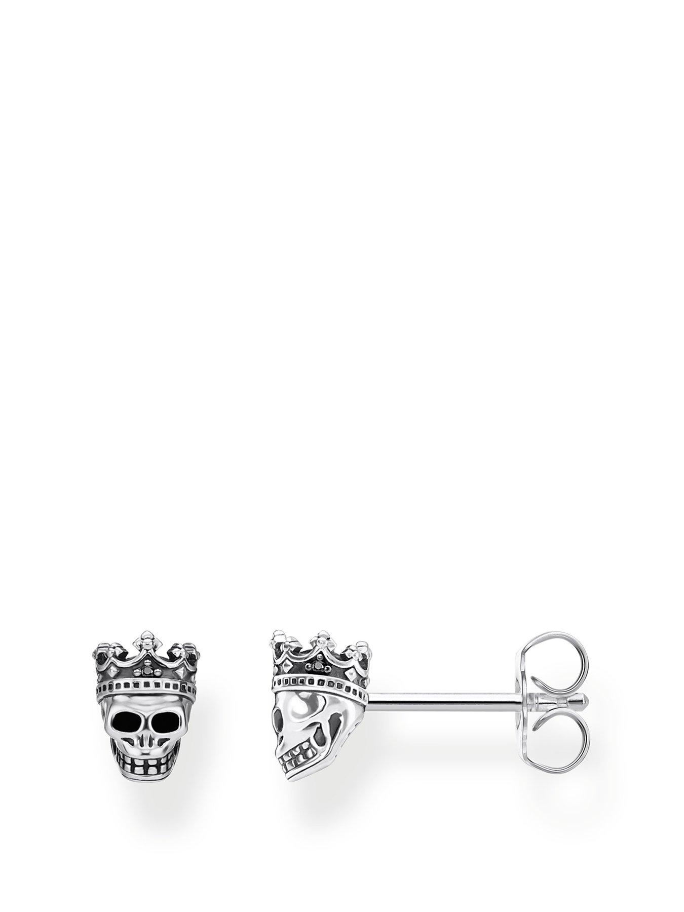 undefined King Skull Ear Studs