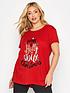  image of yours-short-sleeve-novelty-holly-jolly-christmas-red