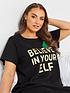  image of yours-believe-in-your-elf-midaxi-nightdress-black