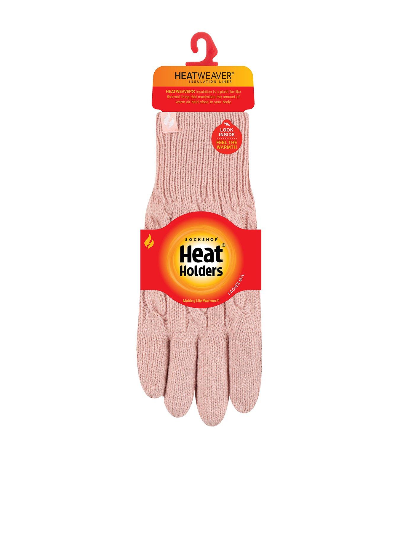 undefined Willow Cable Gloves - Dusky Pink