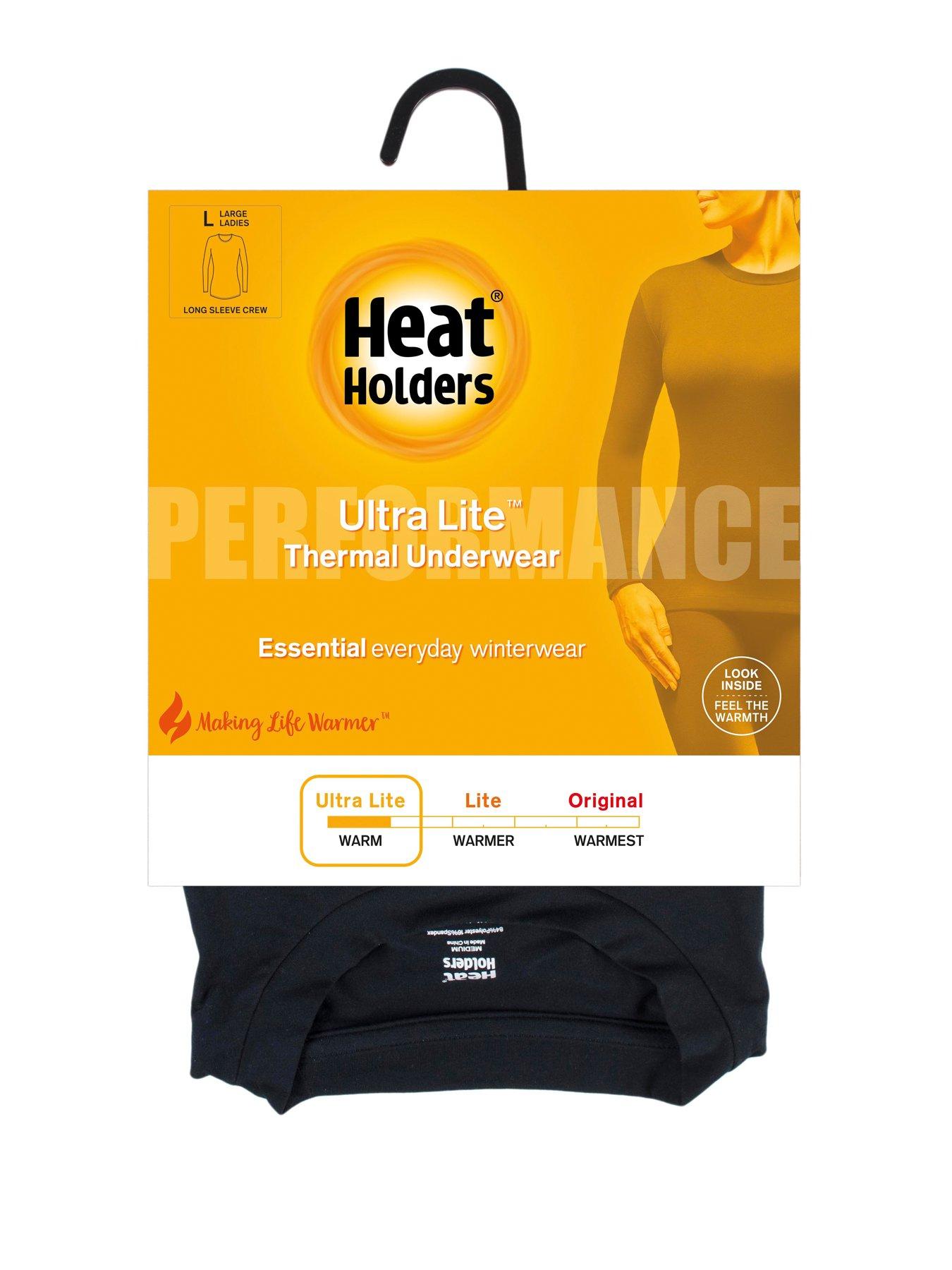 undefined Thermal Baselayer Warm Crew Long Sleeve Top - Black