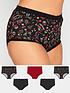  image of yours-5-pack-christmas-novelty-full-briefs-black