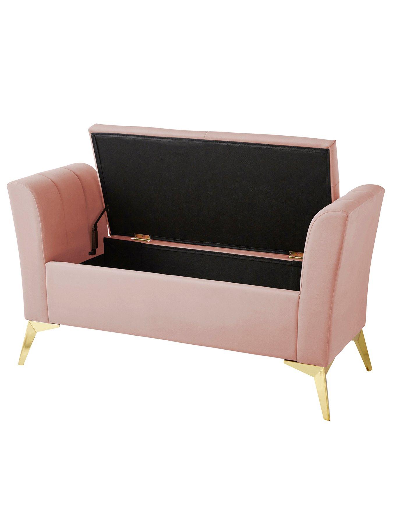 Image 4 of 6 of GFW Pettine Ottoman Storage Bench