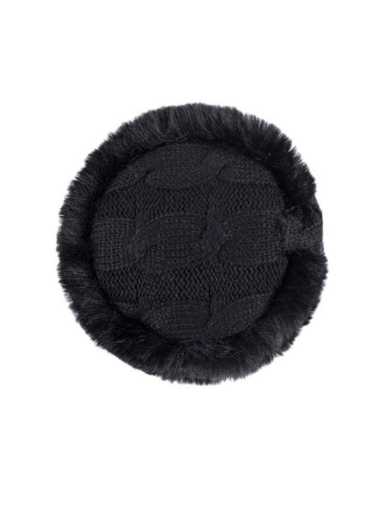 back image of heat-holders-albury-earmuffs-black