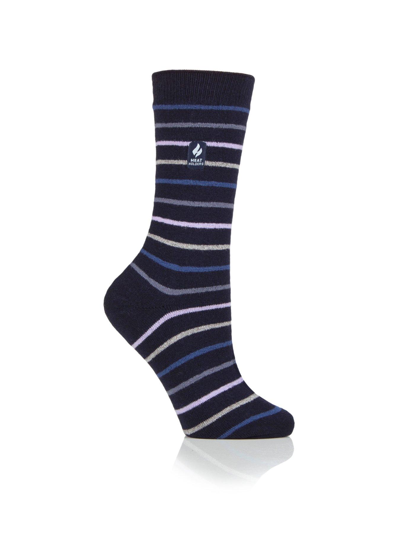 undefined Riga Ultra Lite Stripe Socks - Navy