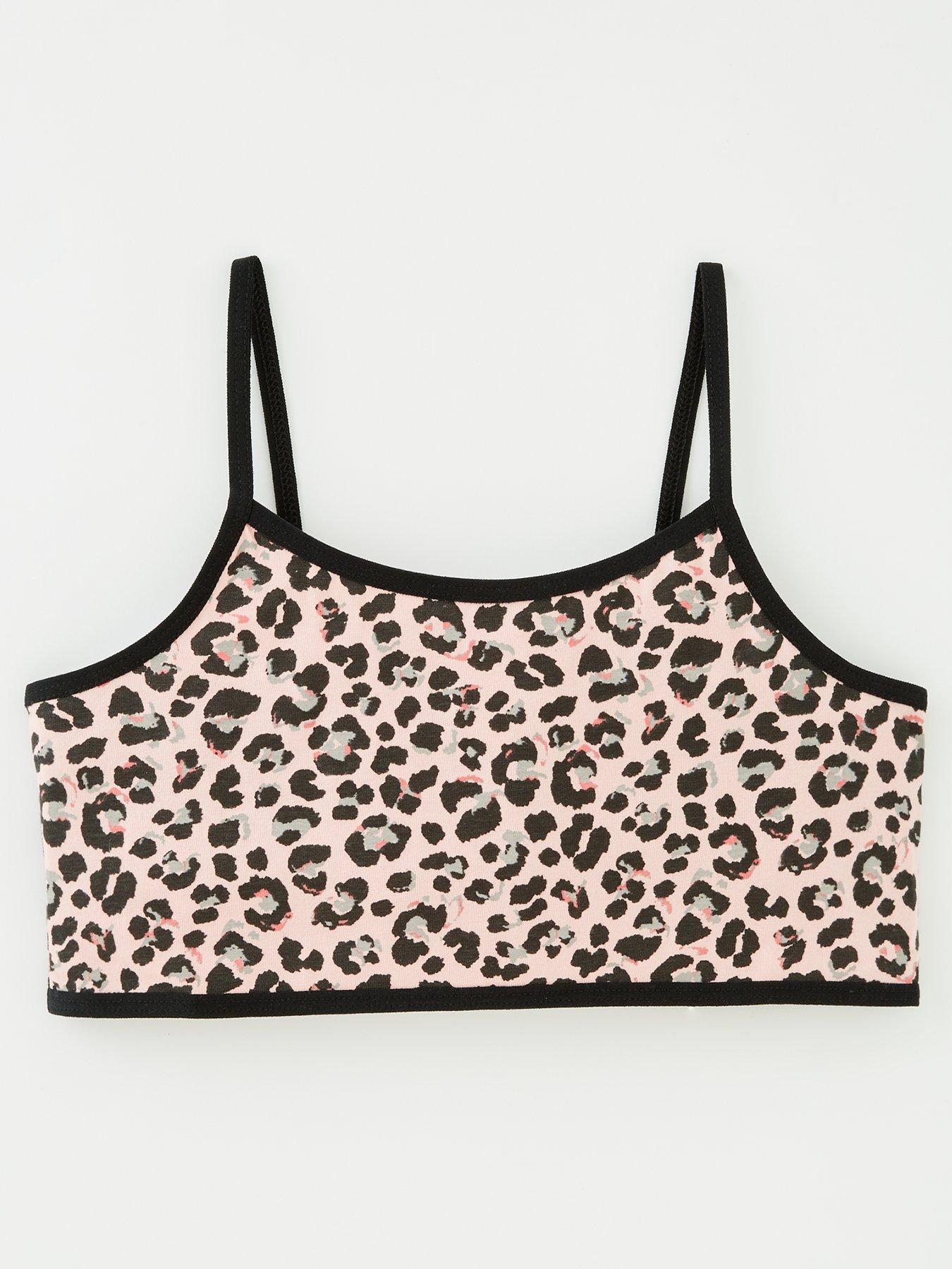  image of everyday-girls-4-pack-animal-spot-crop-tops