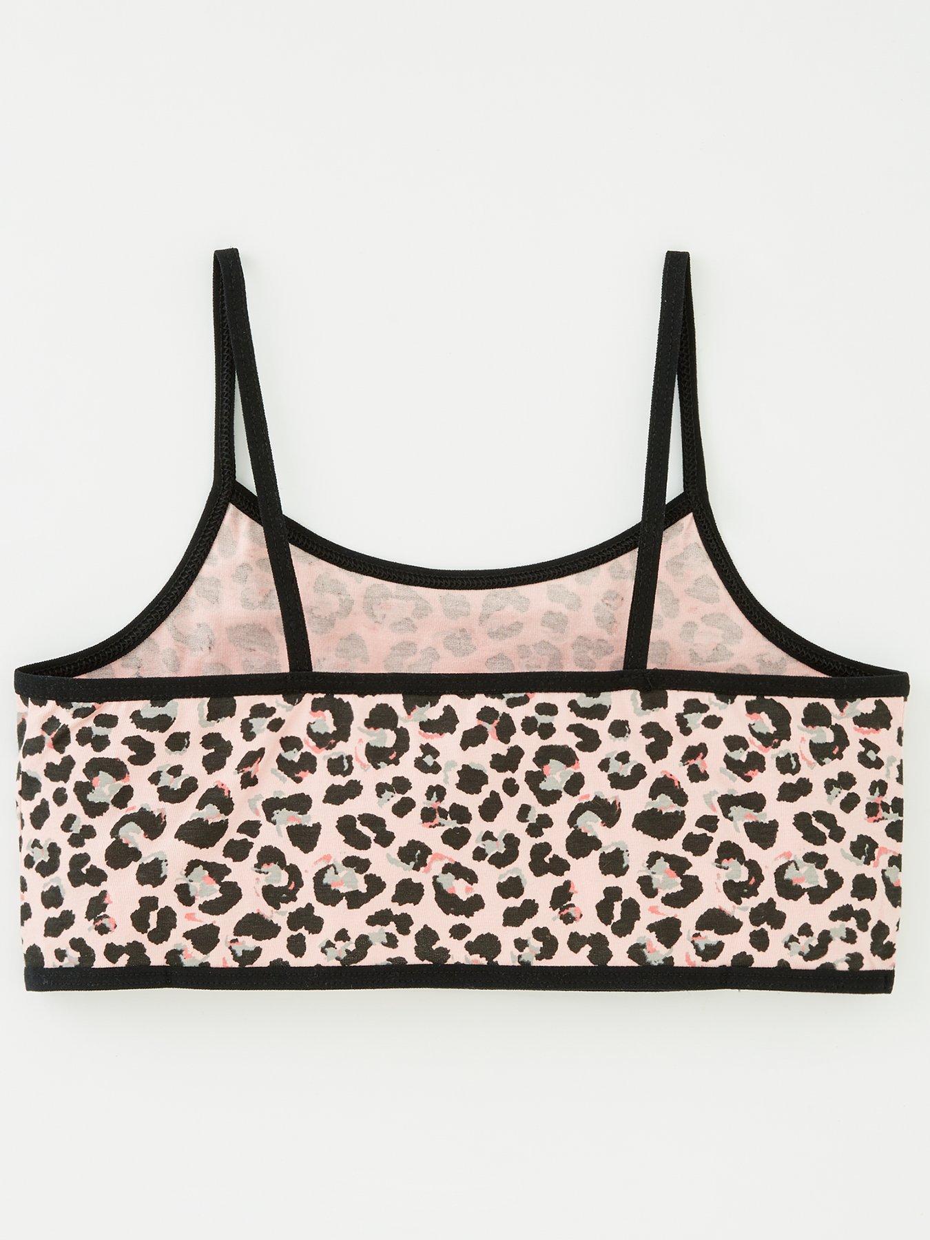  image of everyday-girls-4-pack-animal-spot-crop-tops