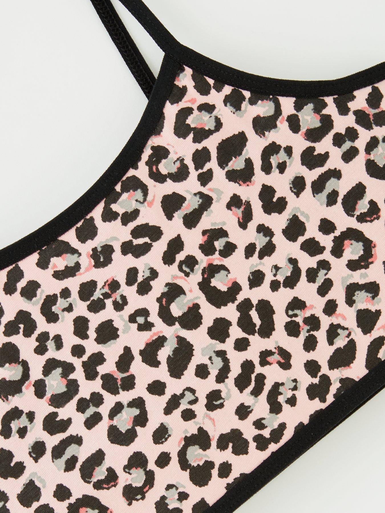  image of everyday-girls-4-pack-animal-spot-crop-tops