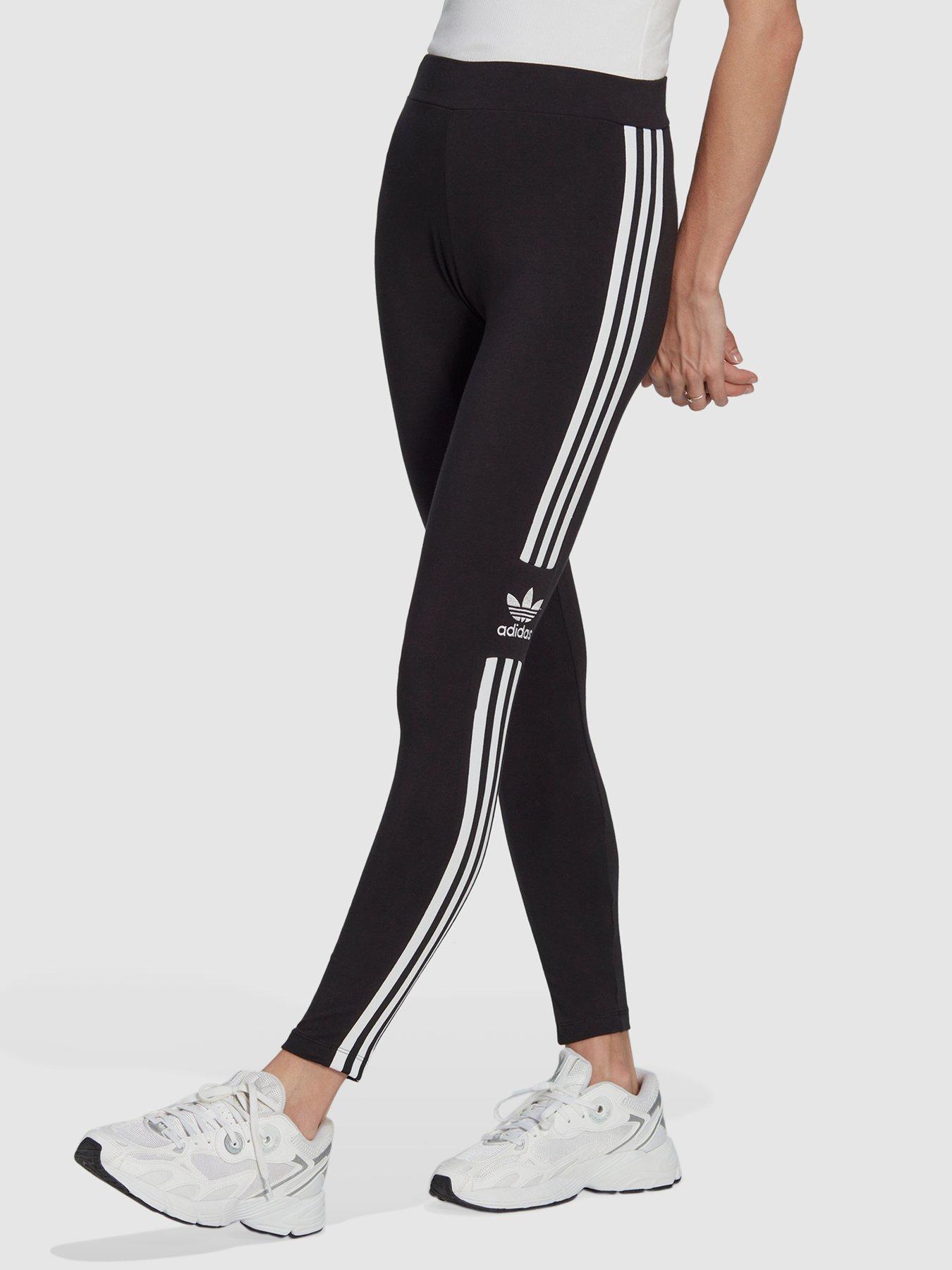 Adidas originals 3 shop stripe trefoil tight