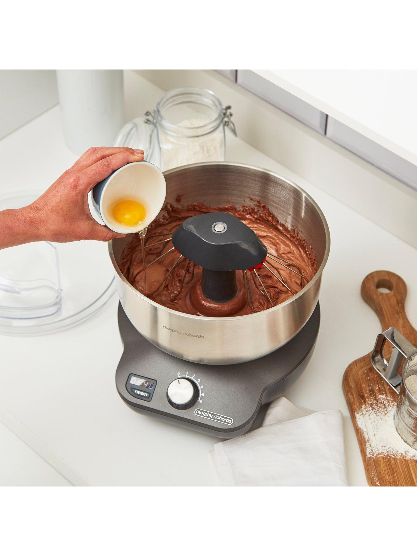  image of morphy-richards-mixstar-400520-compact-stand-mixer-grey