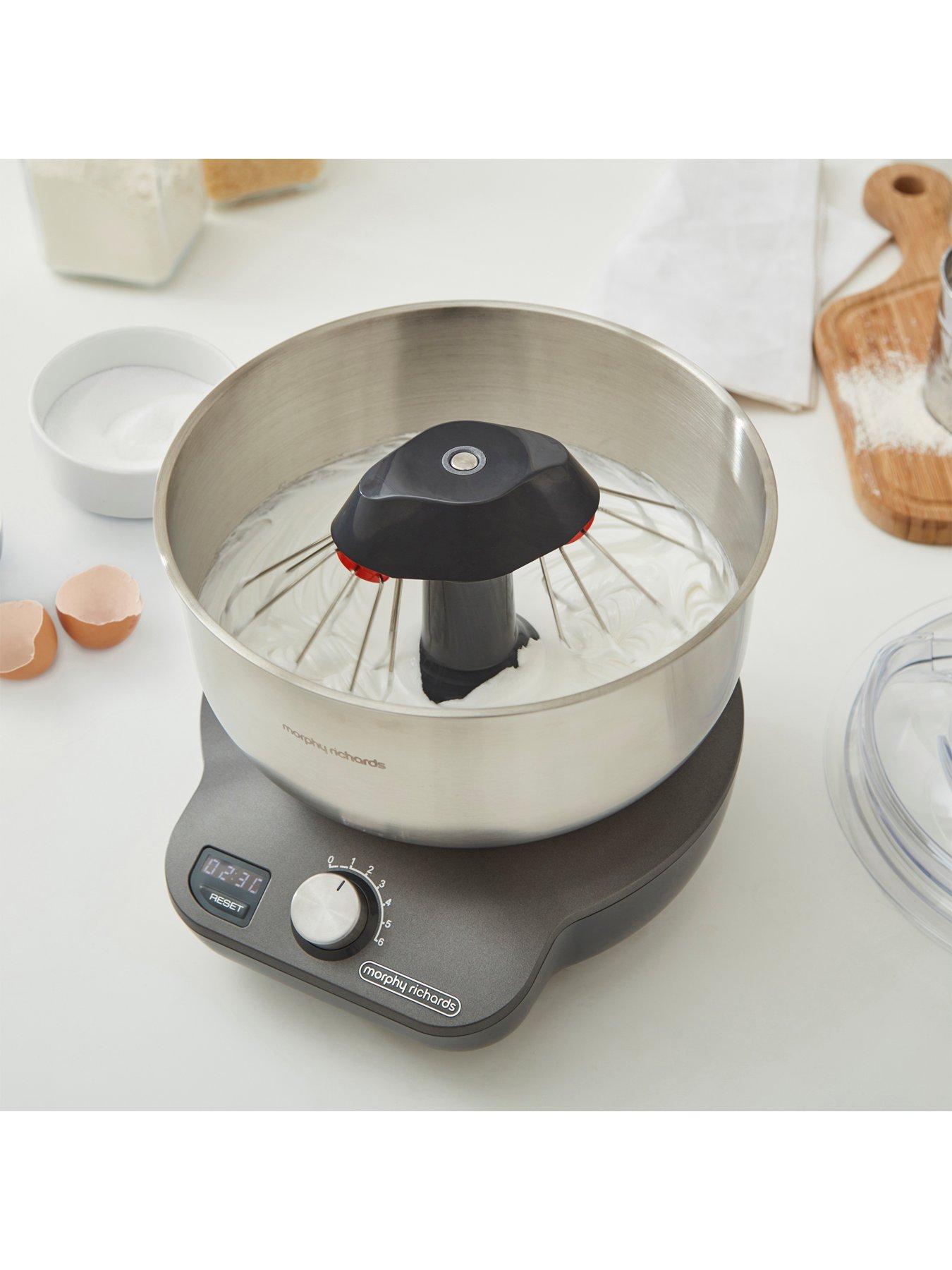  image of morphy-richards-mixstar-400520-compact-stand-mixer-grey