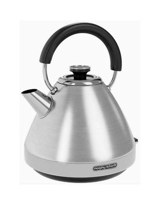 front image of morphy-richards-venture-100130-kettle-brushed-stainless-steel