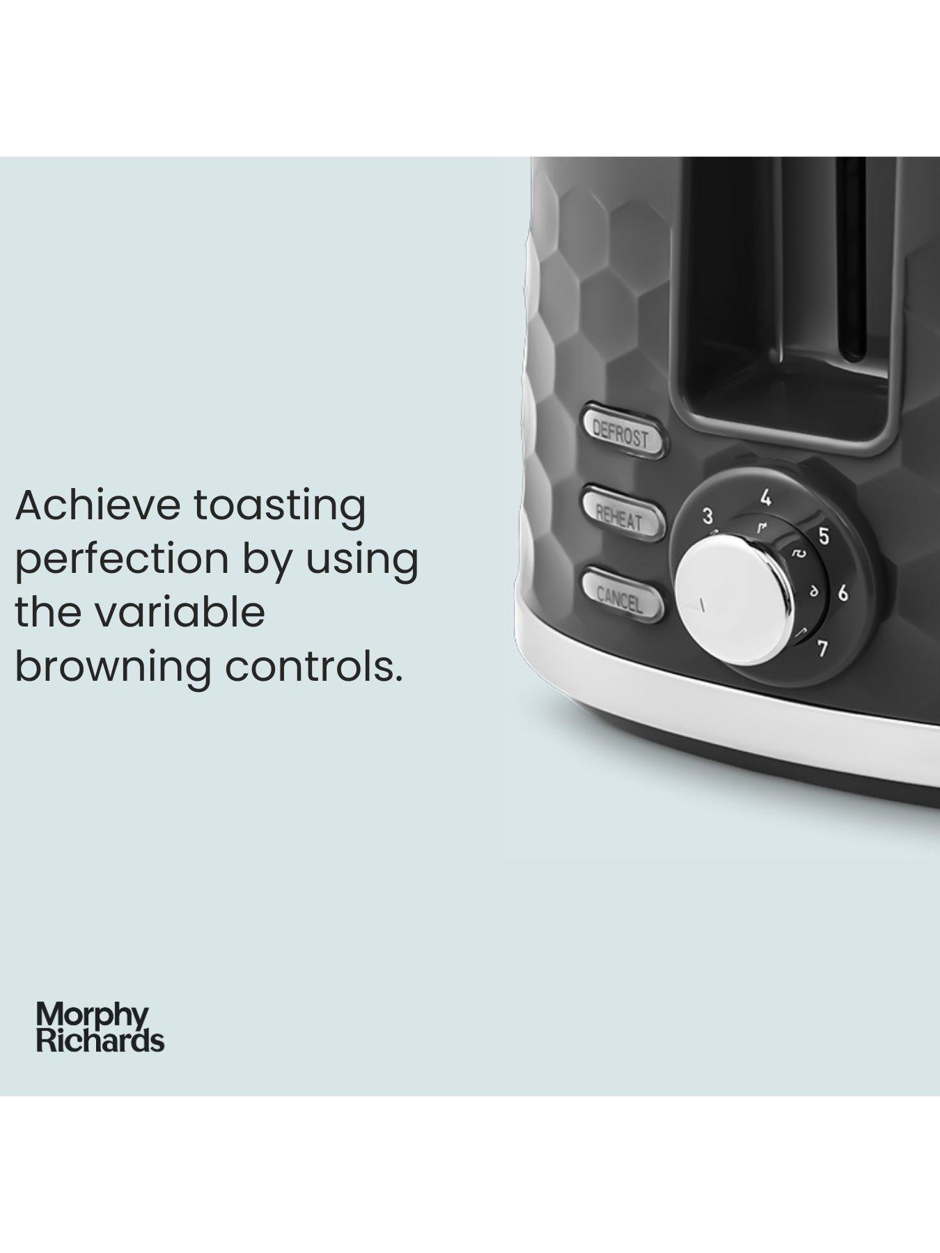 Black morphy richards outlet toaster