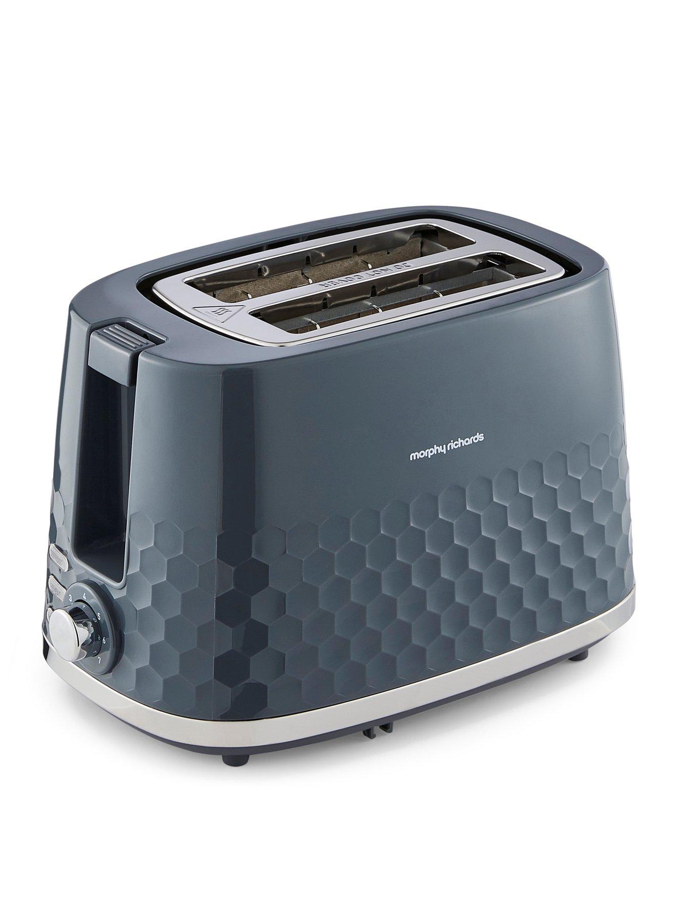 Image 2 of 5 of Morphy Richards Hive 220033 2-Slice Toaster - Grey