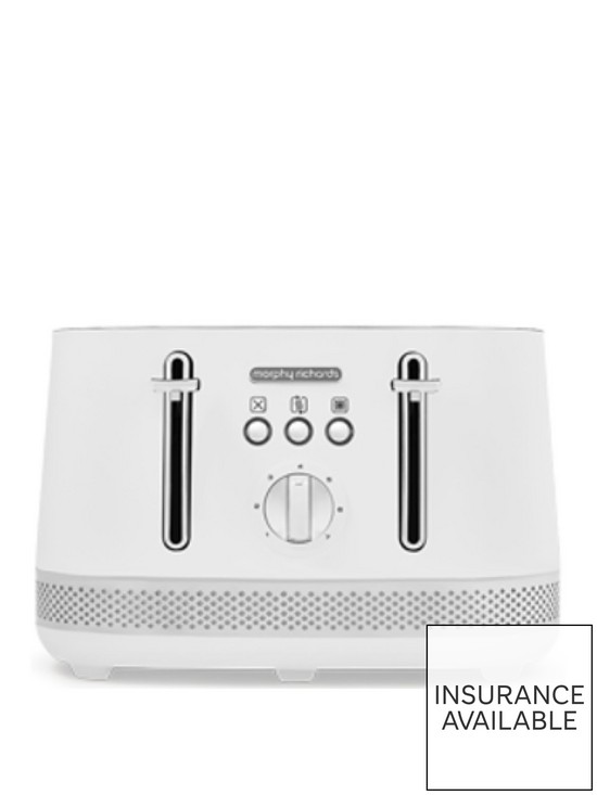 front image of morphy-richards-illumination-248021-4-slice-toaster-white