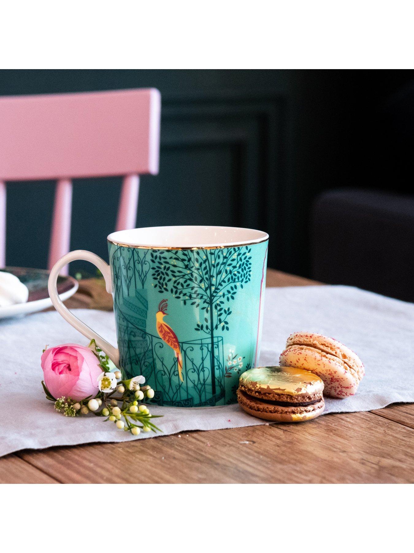 Image 7 of 7 of Sara Miller India Collection Mug &ndash; Elephant&rsquo;s Oasis