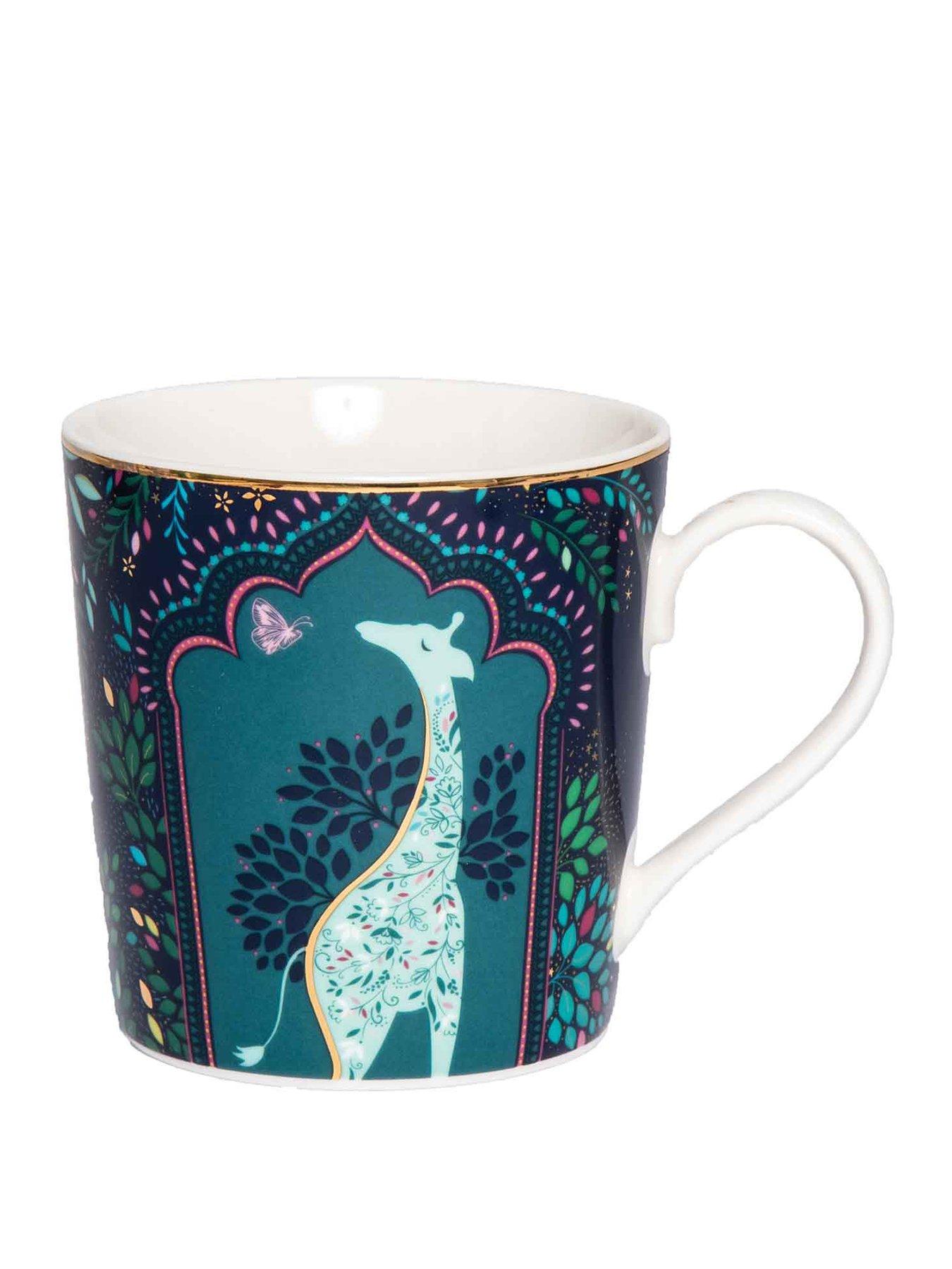 Sara Miller India Collection Mug – Giraffe’s Courtyard