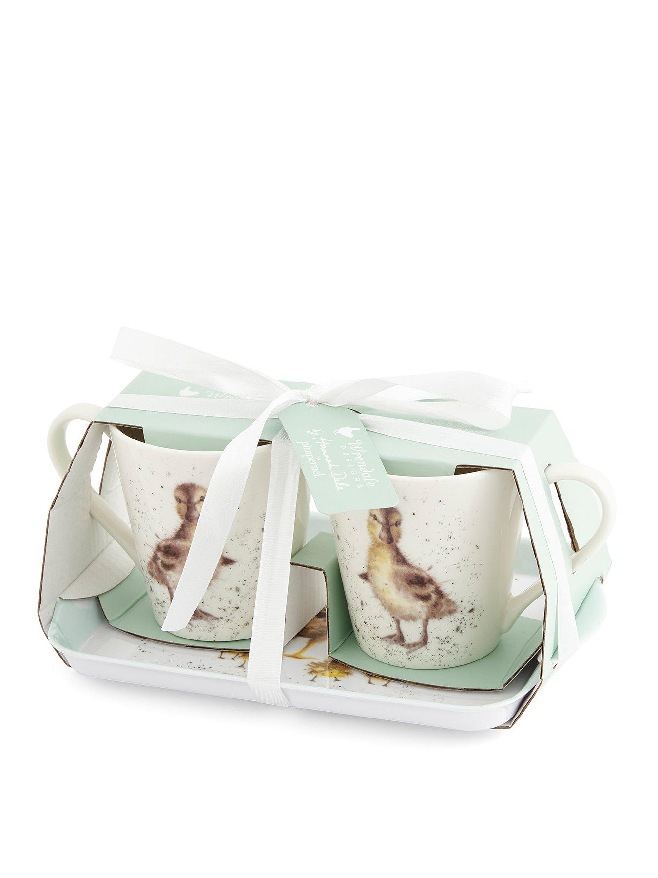 ROYAL WORCESTER Wrendale Lovely Mum Mug and Tray Set