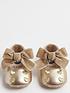  image of river-island-baby-baby-girls-heart-shoe-rose-gold