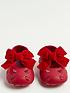  image of river-island-baby-baby-girls-heart-shoe-rose-red