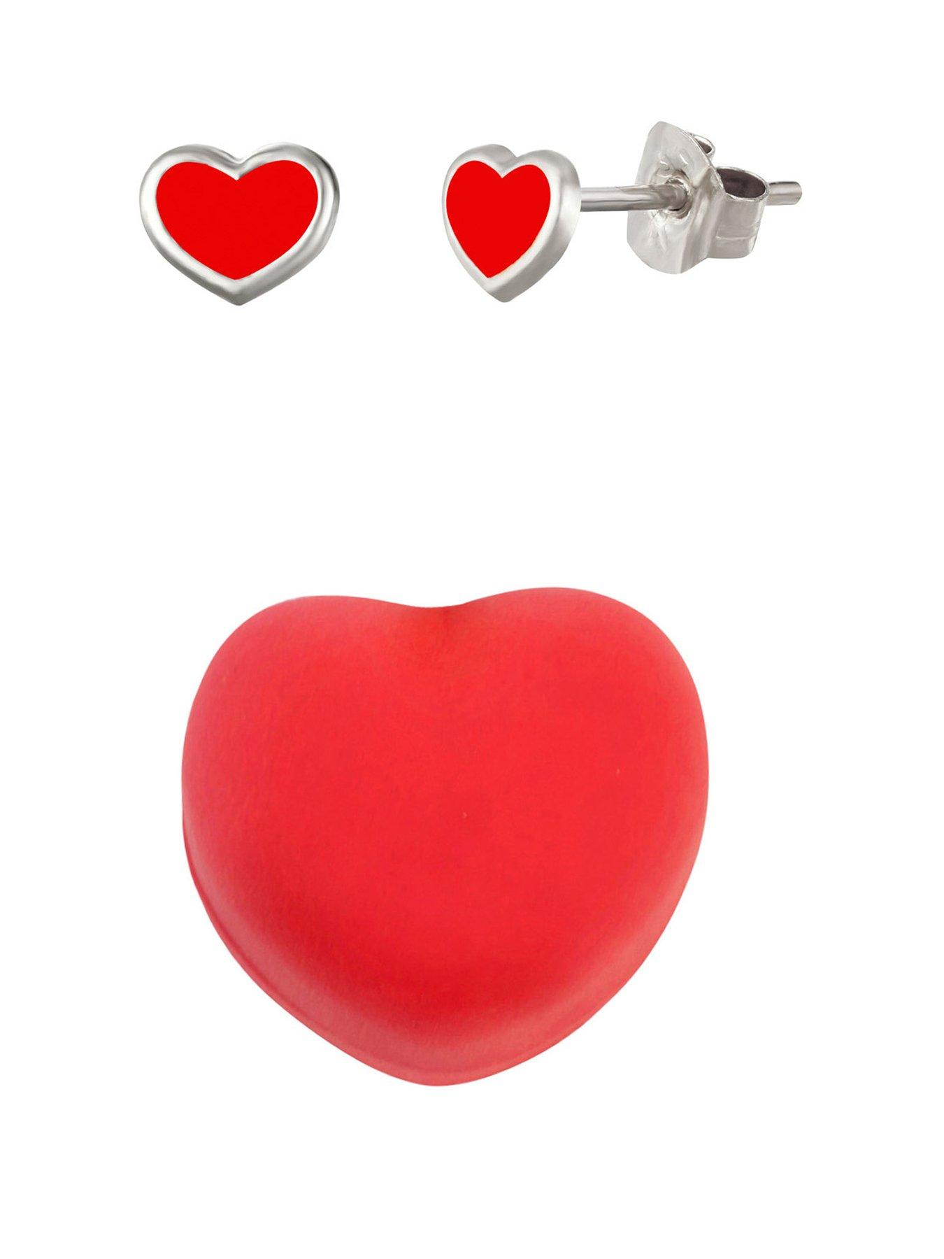 the-love-collection-sterling-silver-red-enamel-heart-stud-earrings-with-a-novelty-gift-box