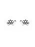  image of the-love-silver-collection-sterling-silver-tortoise-stud-earrings-with-a-novelty-gift-box