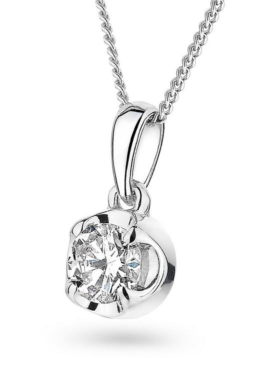 outfit image of love-diamond-9ct-white-gold-012ct-diamond-solitaire-pendant