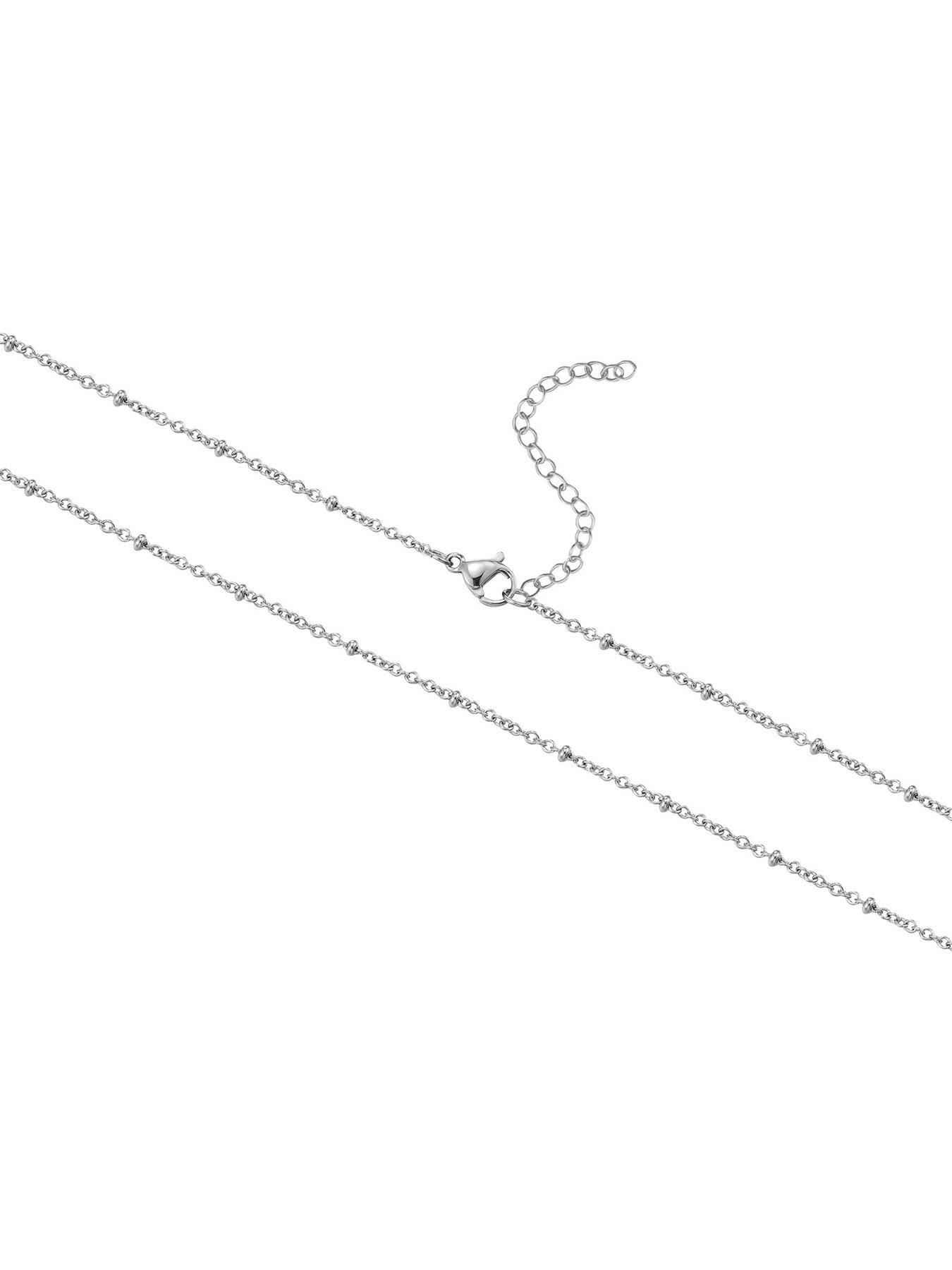  image of the-love-collection-sterling-silver-round-tree-of-life-locket-with-adjustable-station-chain-necklace