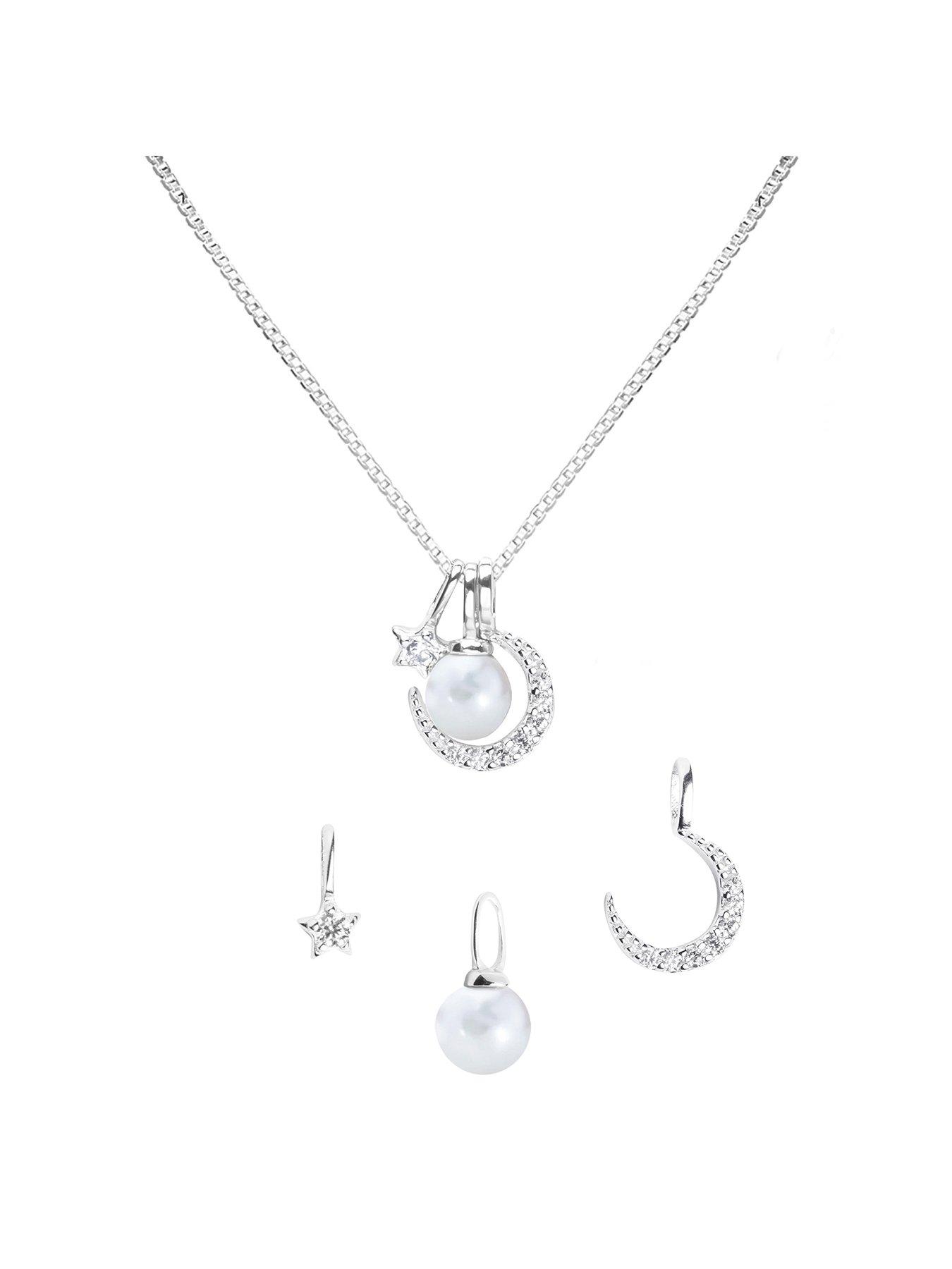 the-love-collection-sterling-silver-pearl-moon-and-star-cubic-zirconia-adjustable-box-chain-necklace