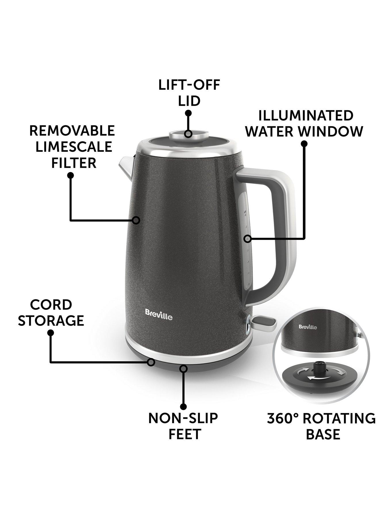 Image 5 of 6 of Breville Aura 1.7L Kettle VKT232 - Grey