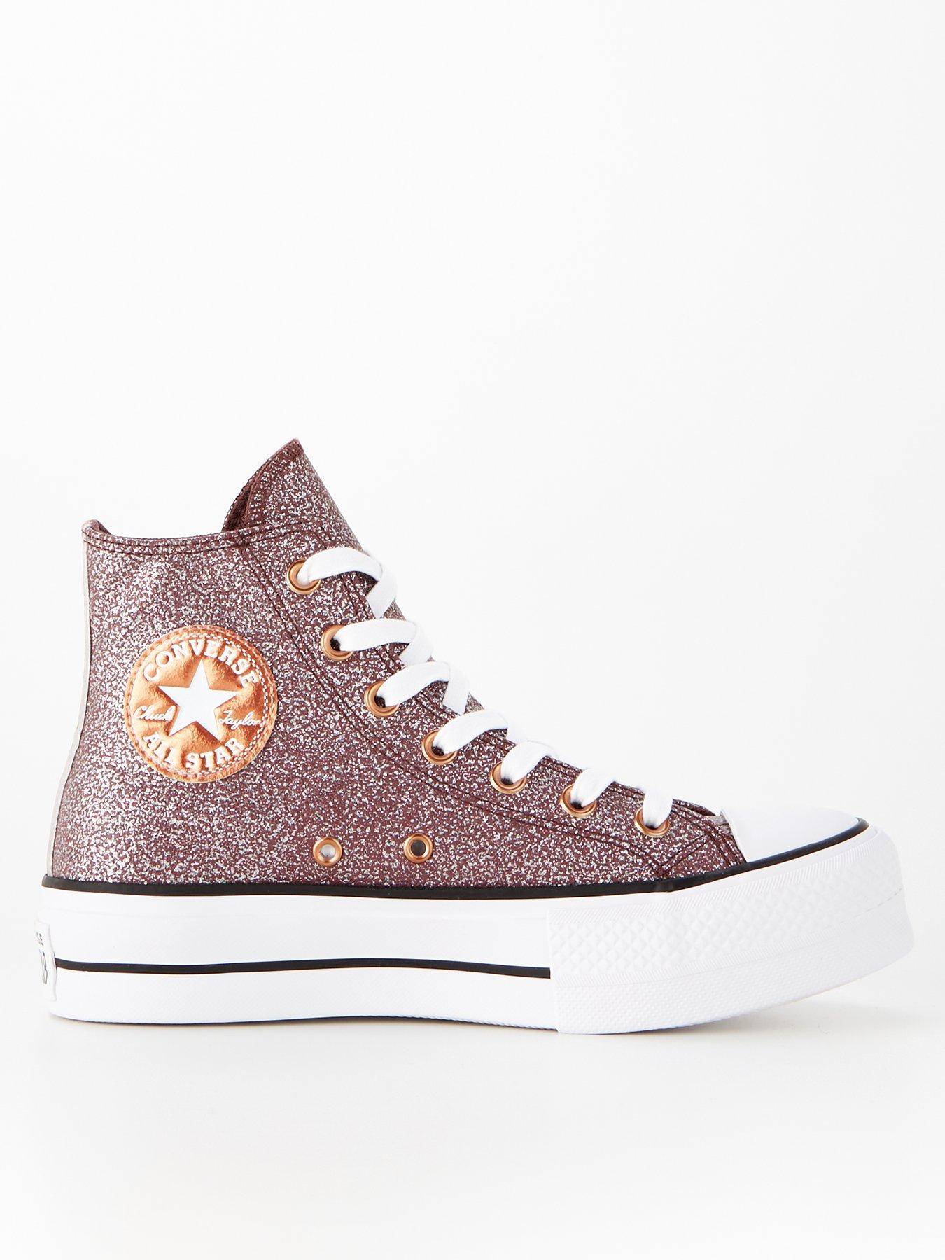 Sequin on sale converse red