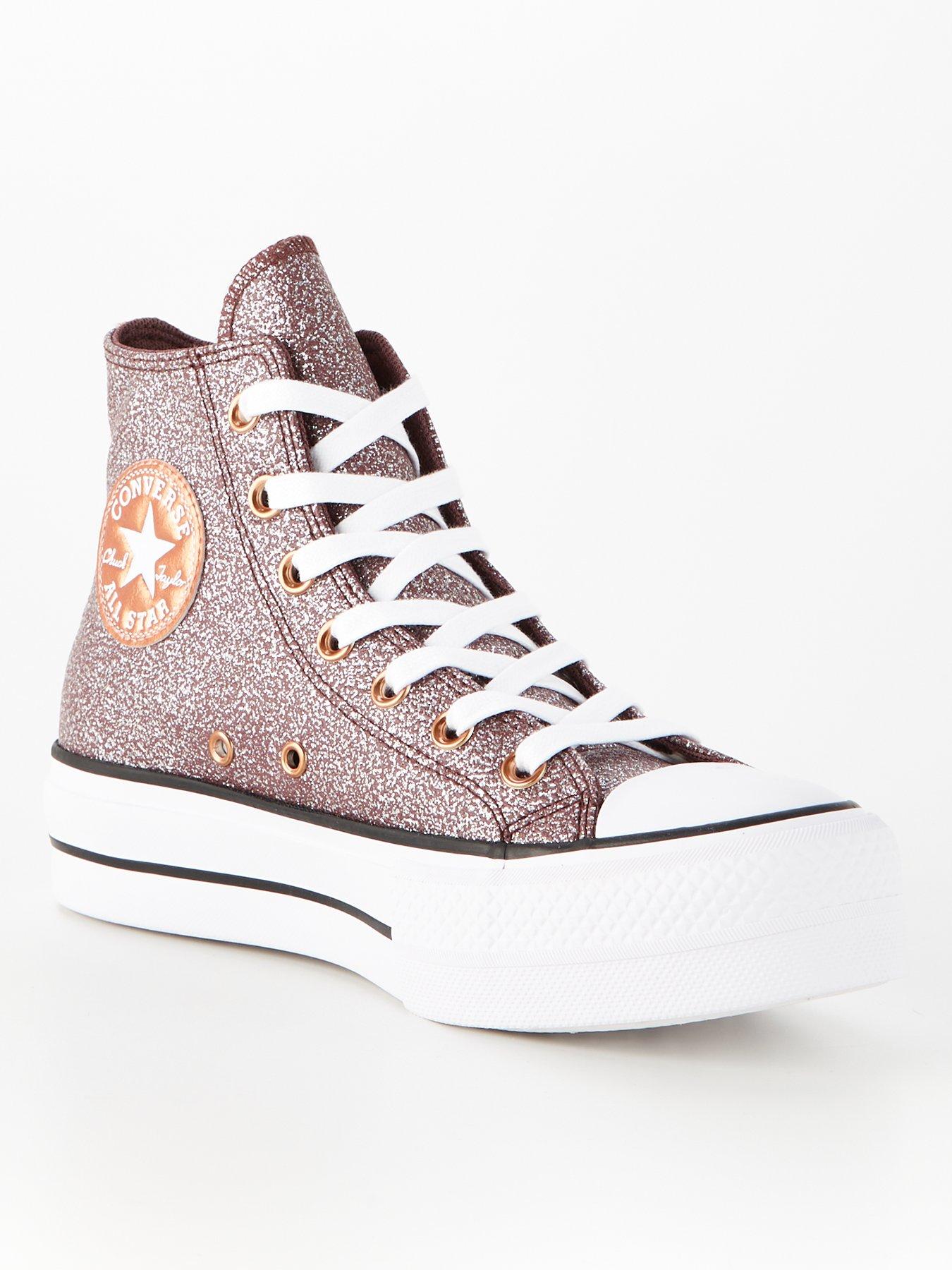 Converse clearance glitter red