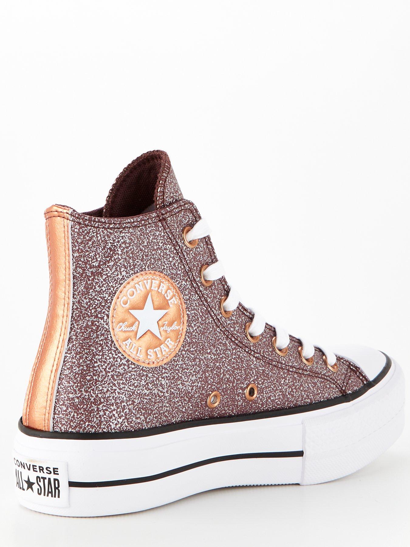 Converse all star outlet lift glitter