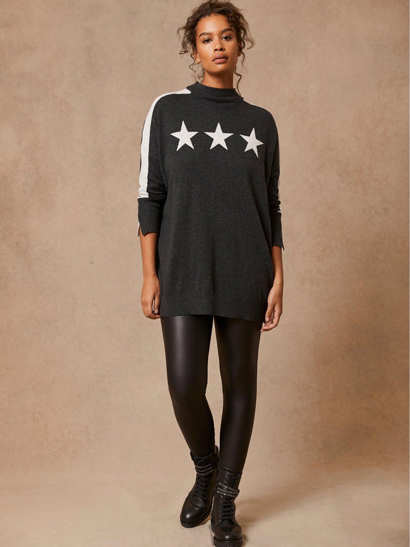 Mint velvet navy star on sale jumper