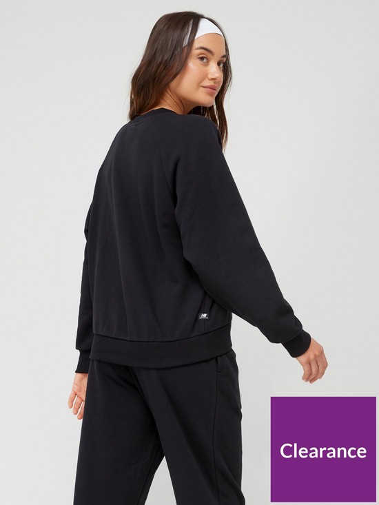stillFront image of new-balance-essentials-french-terry-crew-neck-sweater-blacknbsp