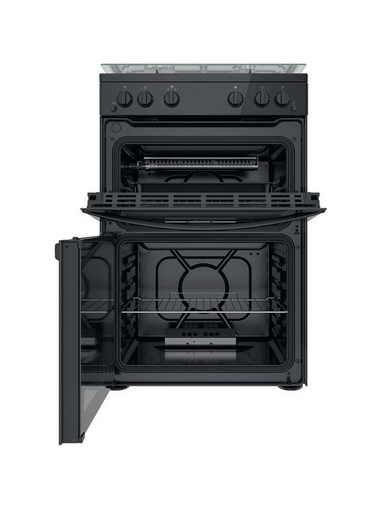 stillFront image of indesit-id67g0mmbuk-double-oven-gas-cookerbr