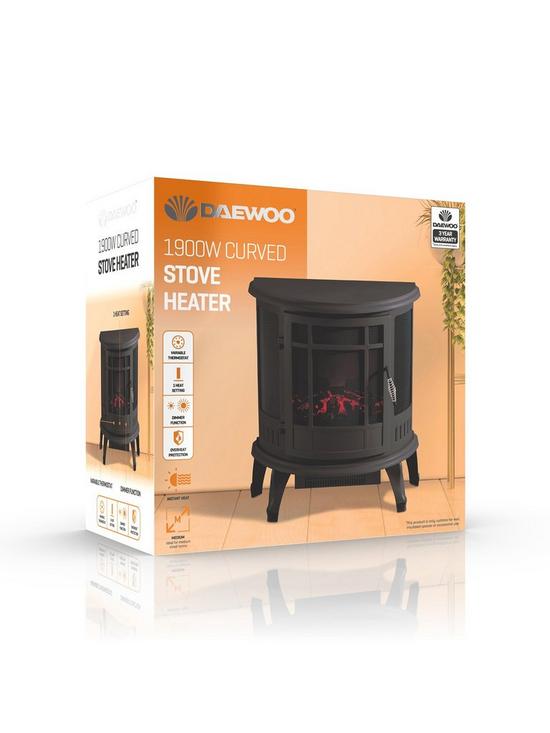 stillFront image of daewoo-1900w-electric-fire-flame-effect-curved-stove-heater-fireplacenbsp--black