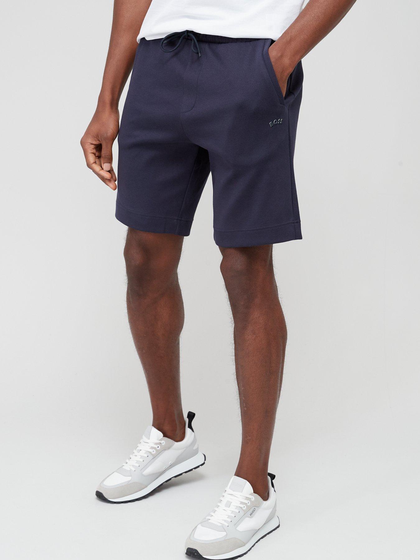 Armani Exchange AX Logo Jersey Shorts - Grey