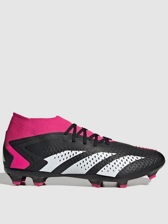 front image of adidas-mens-predator-202-firm-ground-football-boot-blackwhite